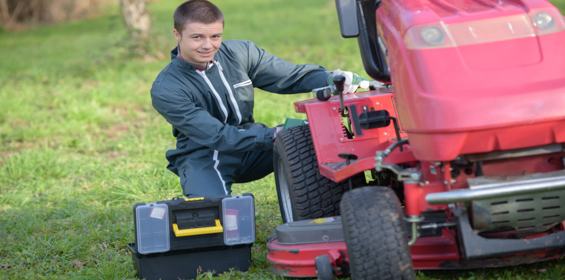 Ride on mower puncture repair 2025